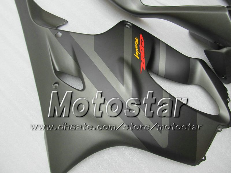 Customize fairings kit for HONDA CBR600F4i 01 02 03 CBR600 F4i CBR 600 F4i 2001 2002 2003 flat gray motorcycle fairing parts