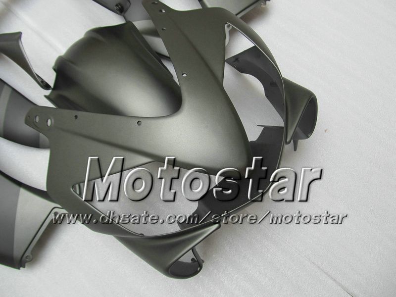Anpassa Fairings Kit för Honda CBR600F4I 01 02 03 CBR600 F4I CBR 600 F4I 2001 2002 2003 Plattgrå Motorcykel Fairing Parts