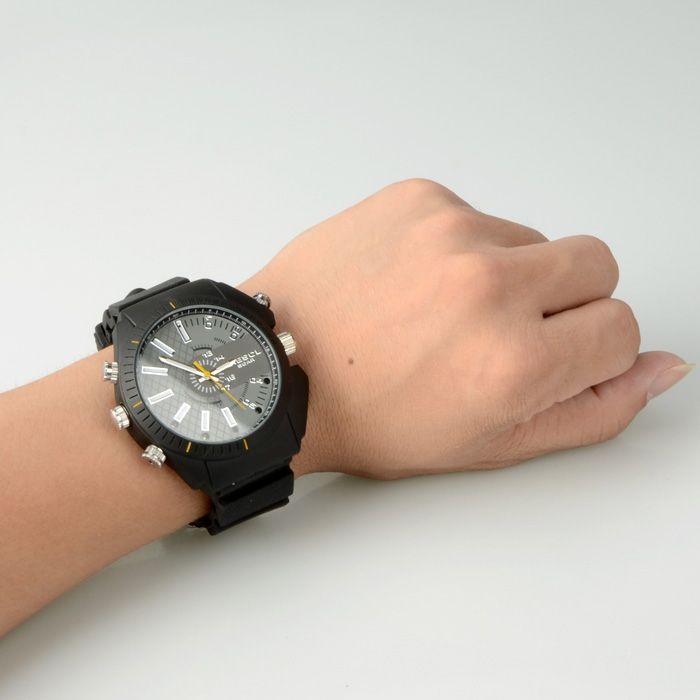 waterproof camera watch