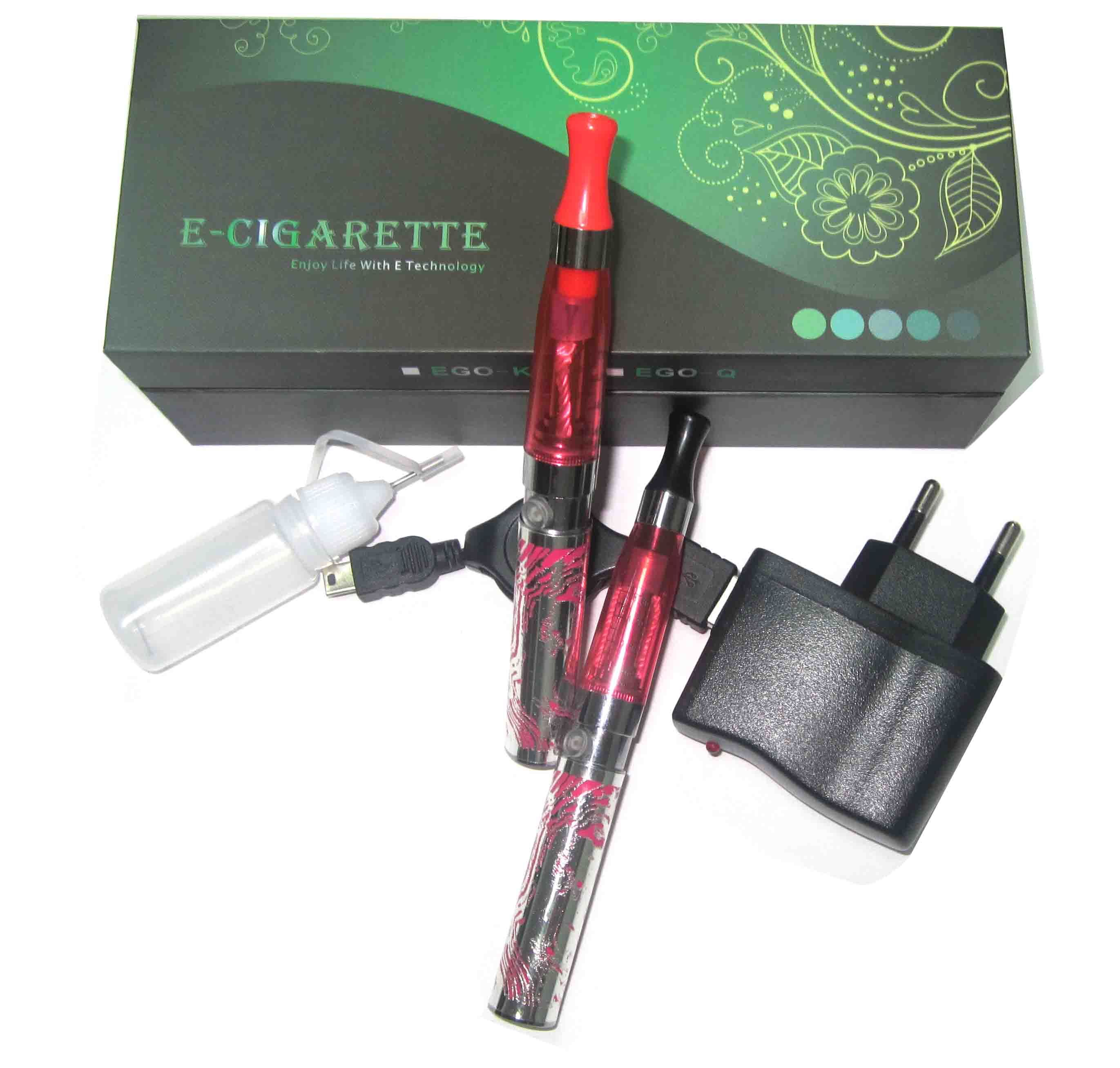 650/900mah 1100mah Ego B Electronic Cigarette Starker Kit+USB Charger+