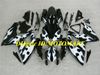 Motorfietskosten voor 2008 2009 SUZUKI GSXR600 750 GSXR 600 GSXR 750 K8 08 09 GSX-R600 GSX-R750 WITTE BLACK ABS FACEERS KIT + 7GIFTS SW28