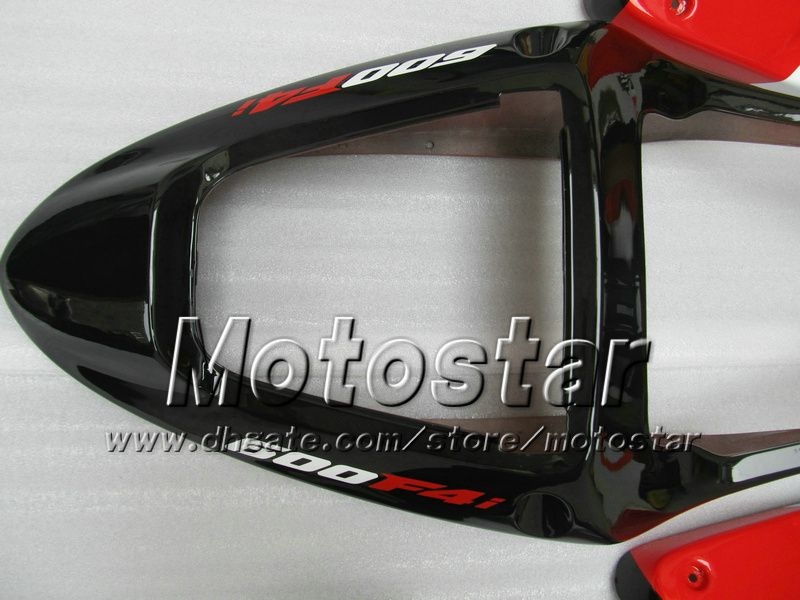 Customize fairings bodywork for HONDA CBR600F4i 01 02 03 CBR600 F4i CBR 600 F4i 2001 2002 2003 red black Repsol aftermarket fairing UU101