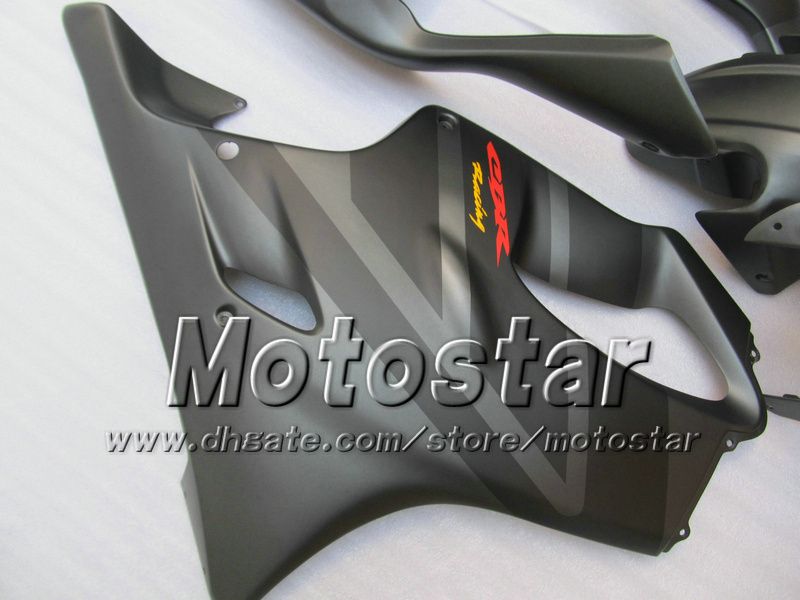 Gratis Anpassa Fairings Bodywork för Honda CBR600F4I 01 02 03 CBR600 F4I CBR 600 F4I 2001 2002 2003 Flat Gray Fairing VV6