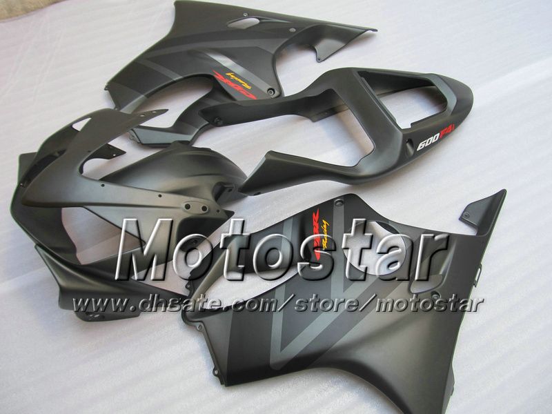 Gratis Anpassa Fairings Bodywork för Honda CBR600F4I 01 02 03 CBR600 F4I CBR 600 F4I 2001 2002 2003 Flat Gray Fairing VV6