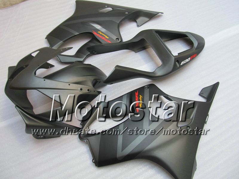 무료 HONDA CBR600F4i 용 페어링 차체 사용자 정의 01 02 03 CBR600 F4i CBR 600 F4i 2001 2002 2003 평면 회색 페어링 VV6