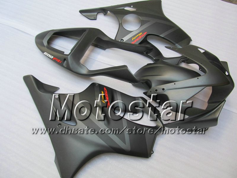 Gratis Anpassa Fairings Bodywork för Honda CBR600F4I 01 02 03 CBR600 F4I CBR 600 F4I 2001 2002 2003 Flat Gray Fairing VV6