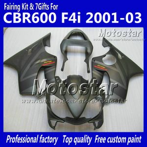 Free customize fairings bodywork for HONDA CBR600F4i CBR600 F4i CBR F4i flat gray fairing VV6