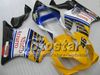 7 gåvor Fairings Bodywork för Honda CBR600F4I 01 02 03 CBR600 F4I CBR 600 F4I 2001 2002 2003 Glansig gul blåfiskning