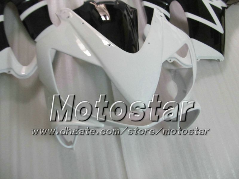 7 Gifts fairings bodywork for HONDA CBR600F4i 01 02 03 CBR600 F4i CBR 600 F4i 2001 2002 2003 glossy white black fairing VV26