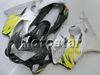 7 Gåvor Fairings Bodywork för Honda CBR 600 CBR600 F4 CBR600F4 99 00 1999 2000 Glansigt Silver Black Custom Aftermarket Fairing AG12