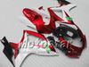 حقن صب Fairings لسوزوكي 2006 2007 GSXR 600 750 K6 GSXR600 GSXR750 06 07 R600 R750 أحمر أبيض أسود هدية كيت VV73