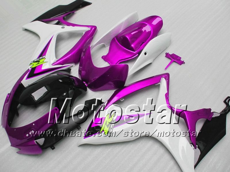 Injection mold fairings kit for SUZUKI 2006 2007 GSXR 600 750 K6 GSXR600 GSXR750 06 07 R600 R750 motorcycle fairing kit VV74