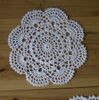 30piece handgjorda virkade mönster 3 Design Virkade Doilies Cup Pad Mats Table Cloth Coasters Round Dial 20cm Anpassade färger