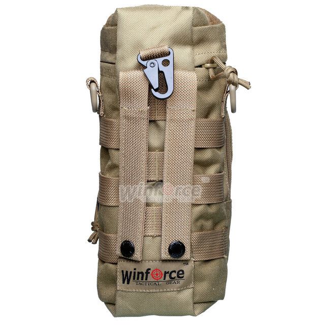 WINFORCE TAKTİK DİŞLİ / WU-15 MOLLE Şişe Tutucu /% 100 CORDURA / KALİTE GARANTİLİ DIŞ FAYDALI ÇANTASI