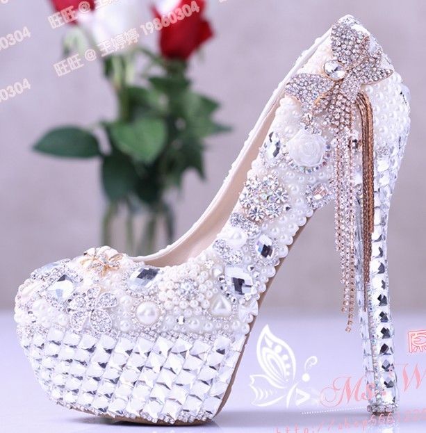 diamond tassel heels