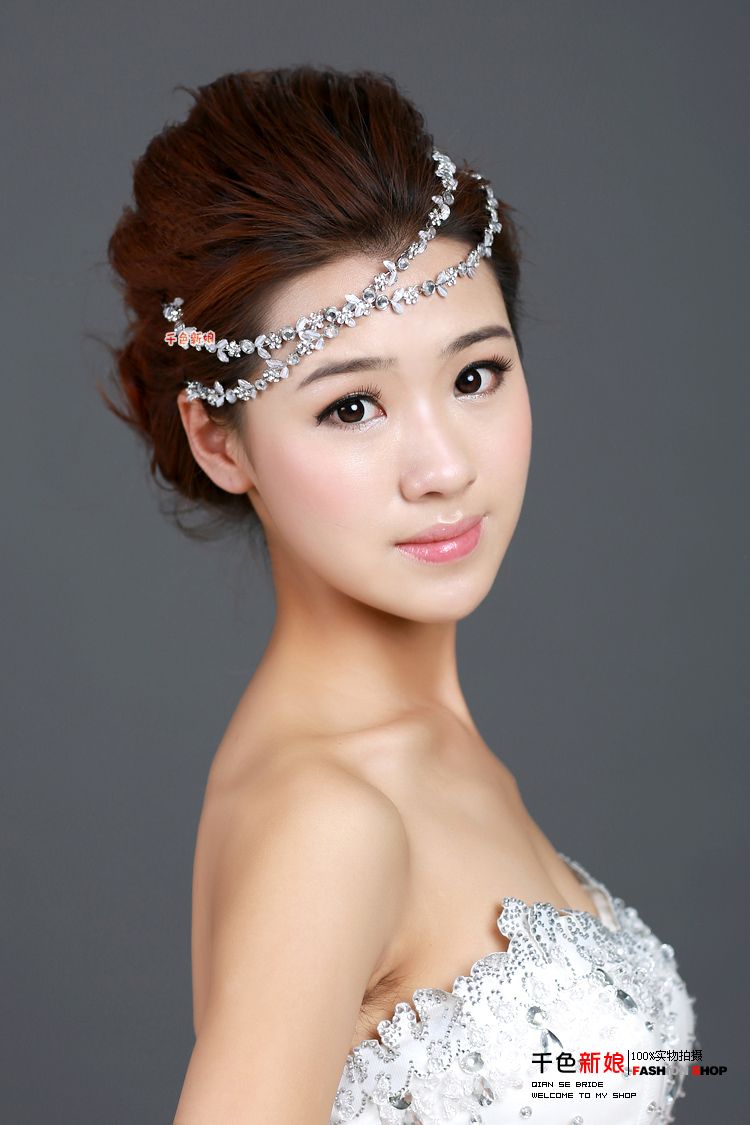 Brides Headdress Hair Jewelry Diamond Wedding Dress Accessories