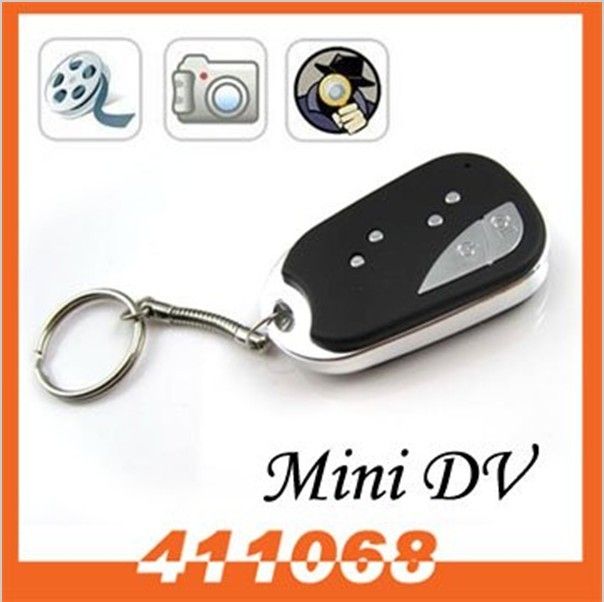 MINI SPY CAR KEY HIDDEN CAMERA 909 UPGRAD KeyChain DV DVR DC Video
