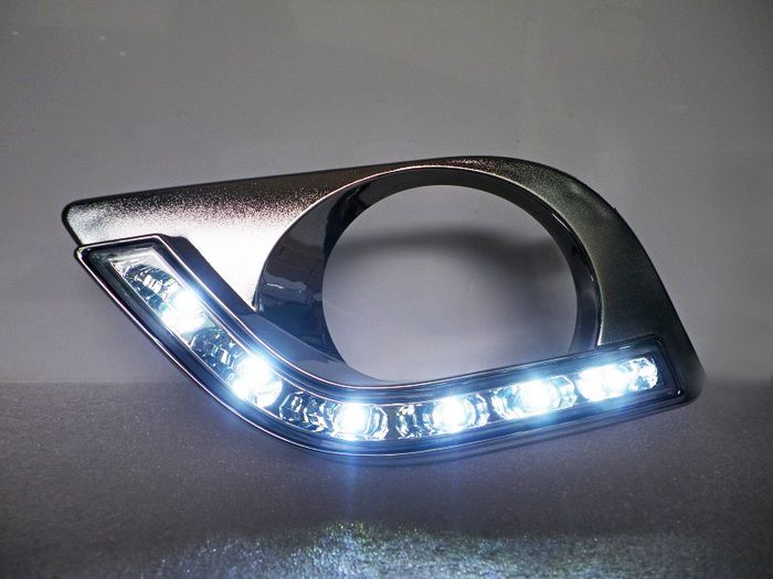 Super Bright LED Chips Daytime Running Lights DRL com capa de lâmpada de nevo