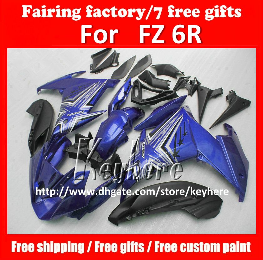 Free 7 Gifts Custom Abs Fairing Kit For Yamaha Fz6r Fz 6r Fz 6r Fairings G3a High Grade Blue White Black Motorcycle Parts Cheap Fairings Cheap Fairings For Motorcycles From Keyhere 421 93