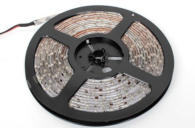 Nastro LED 20M 20 metri blu bianco rosso caldo striscia LED 3528 SMD flessibile impermeabile 60LED / M con connettore con alimentatore 12 8A 96W