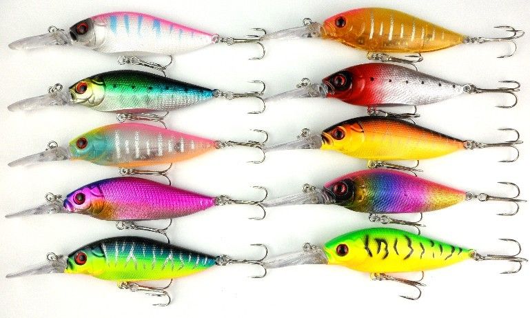 

20pcs/lot 10colors 11CM 11.7G 4# hooks Minnow fishing Lures (MI010) Diving depth 2.7-4.5M free shipping