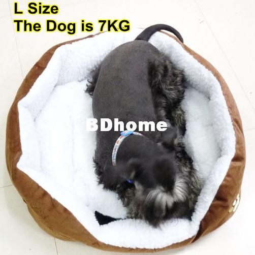 

Pet Cat and Dog bed SIZE M,L Coffee Color Free Shipping HG101