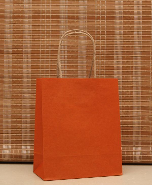 18x15x8CM Fashionable gift paper bag kraft Festival gift package Blank KD1