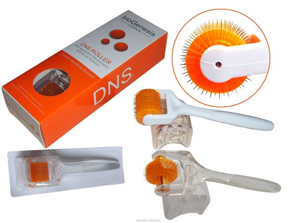 DNS Derma Roller Titanium 200 Naalden Micro Naald Skin Roller voor Face Massage