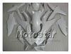 100% Injection molding fairings GSXR 600 750 2008 2009 2010 K8 GSXR600 GSXR750 08 09 10 all glossy white accept custom paint job