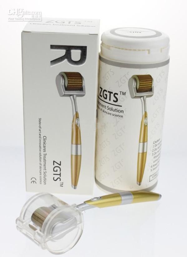 ZGTS Derma roller 0,2-3,0 mm Lunghezza dell'ago Sistema di microaghi Dermaroller 192 aghi