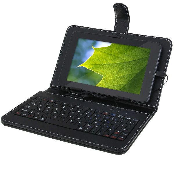 Stand Keyboard Folio PU Leather Case Cover For Freelander Nextbook 8