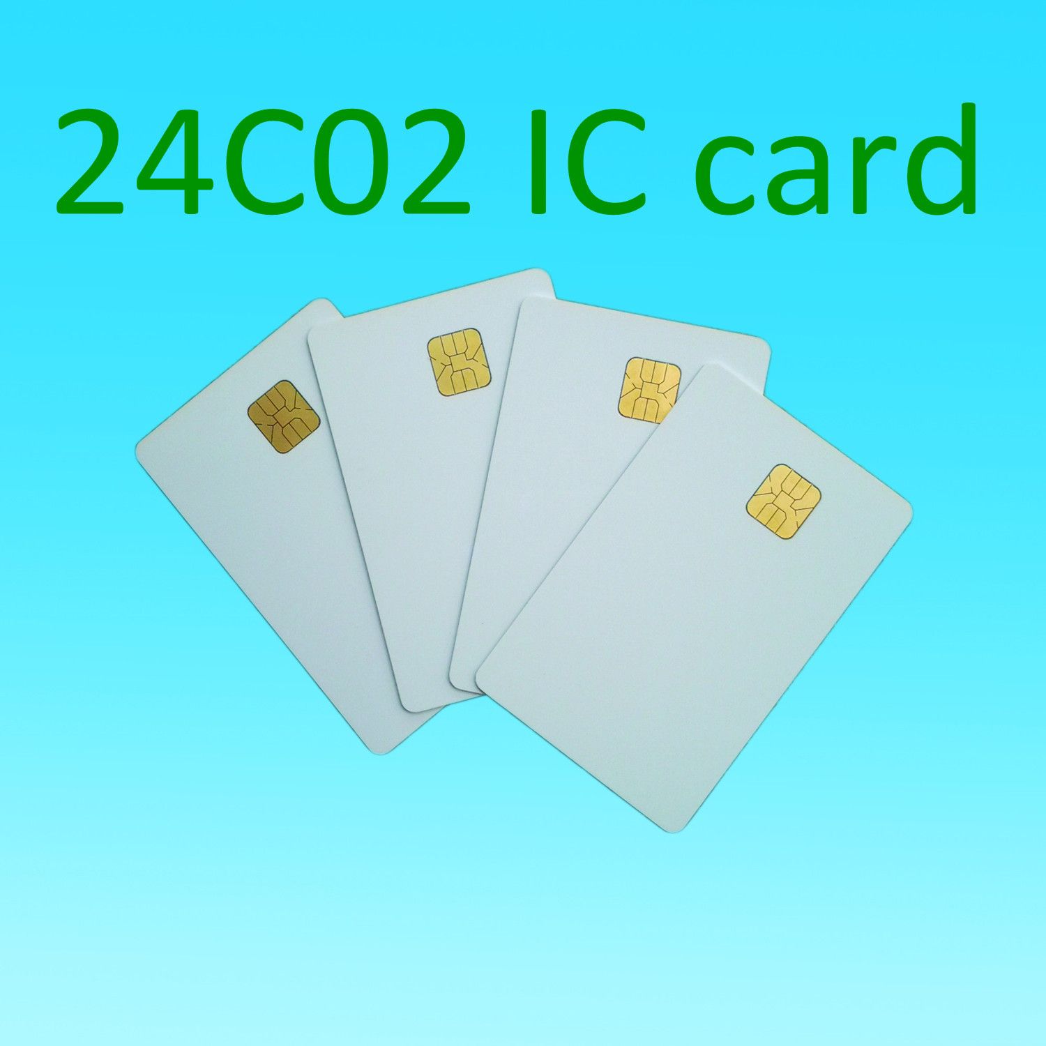 Atmel 24C02 Pusta Kontakt IC Card Inteligentny karta PVC