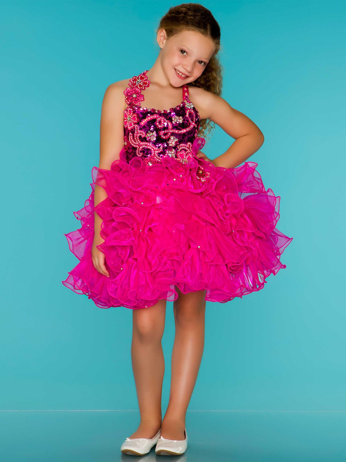 mini ball gown