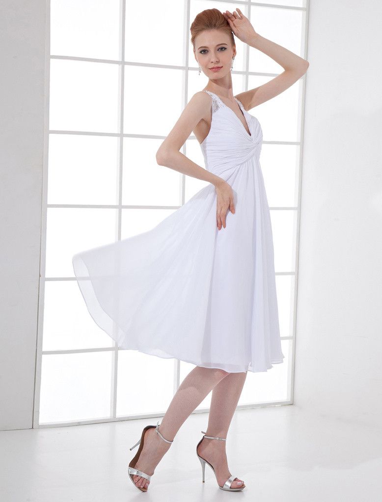 white dress cocktail dress