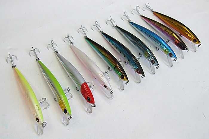 Vissen Tackle Minnow Aas Vissen Lokken Gieten Lokken Zee Lokken Hard Aas Plastic Lip China Haak Drijvende Twee Size