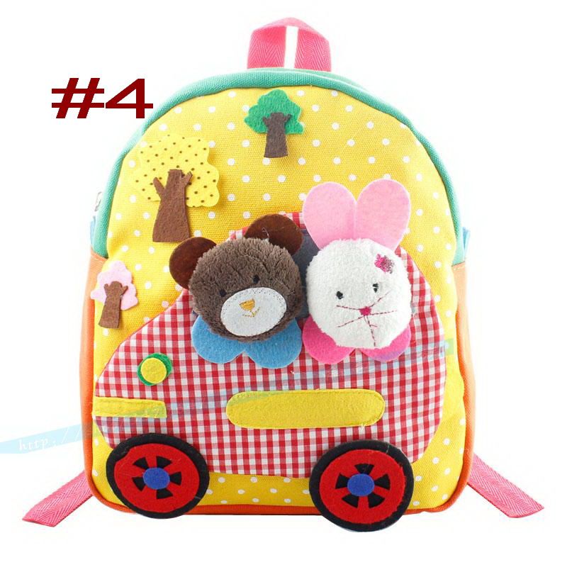 2014 Hot Childrens Backpacks Baby Kids Rubbit Bear Backpack Schoolbag ...