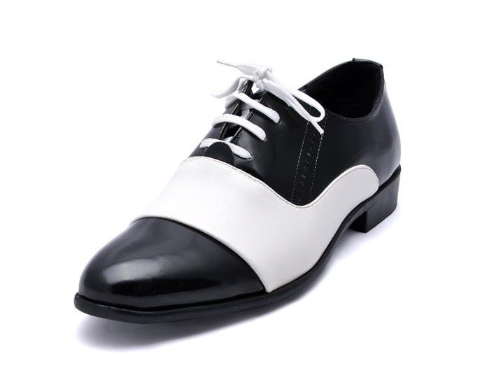 black and white prom shoes