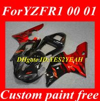 Wholesale Motorcycle Fairing body kit for YAMAHA YZFR1 YZF R1 YZF R1 YZR1000 orange black fairings bodywork gifts YS14