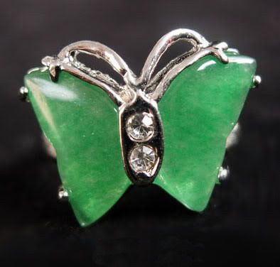6.7.8.9 Red Agate Jade 18KWGP Fortune Ring Size 6.7.8.9 Red Agate Jade 18KWGP Fortune Ring Size