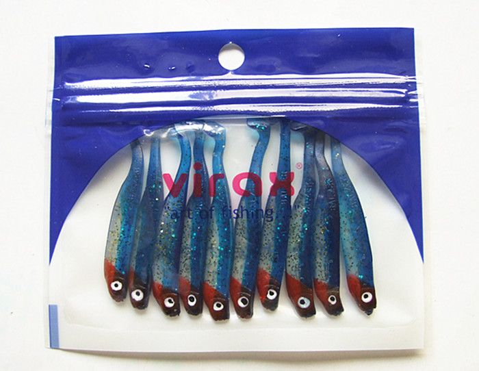 6cm 1g Soft Fishing Lure Soft Bait Fishing Tackle False Bait Fresh Water Fishing Bait