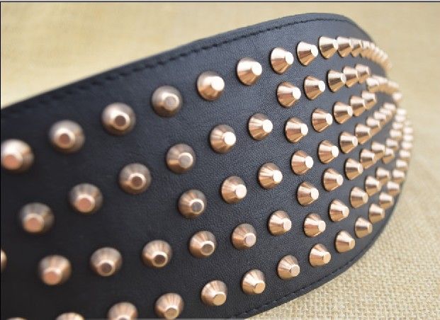 Wide studded waist belt Clearance