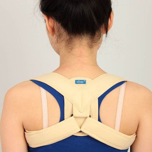 Adjustable Therapy Back Support Brace Belt Band Posture Shoulder