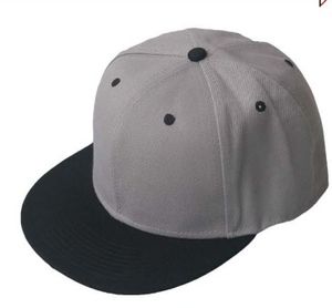 Cappelli Snapback vuoti semplici di vendita calda di alta qualità neri Snapbacks Snap Back Strapback Caps Hat Mix ordine spedizione gratuita
