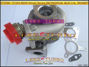 Hurtownie GT2056V 751243-5002S 751243 14411-EB300 Turbo Turbocharger do Nissan Navara D40 Pathfinder QW25 2005- 2.5L YD25DDTI 174HP