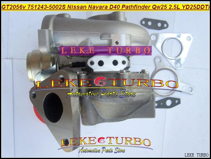 卸売GT2056V 751243-5002S 751243 14411-EB300ターボターボターボチャージャー用Nissan Navara D40 Pathfinder QW25-2.5L YD25DDTI 174HP