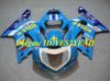 Kit carenatura moto per SUZUKI GSXR600 750 K1 01 02 03 GSXR600 GSXR750 2001 2002 2003 Set carene blu in plastica ABS + regali SM21