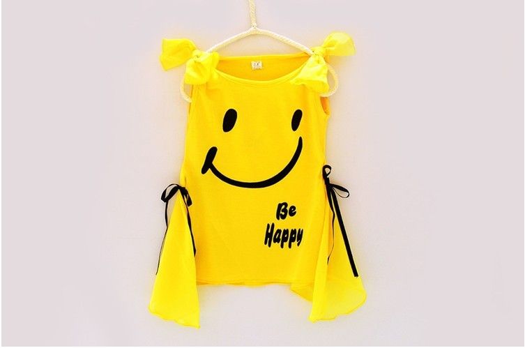 

free shipping 2013 new kids dress baby girls princes cotton dress for the girls summer dress flower wholesale kids clothes W-26, Yellow