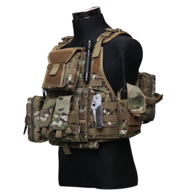 WINFORCE TACTICAL GEAR /WV 07 Plate Carrier W/Cummerbund MOLLE / 100% ...