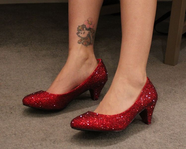 2013 New Women Red Rhinestone 5cm High Heels Wedding Shoes From ...