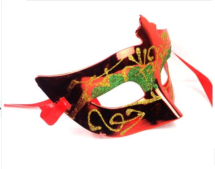 Женщины 039s венецианская маскарадная маска блеск Mardi Gras Halloween Ball Mask один размер подходит для большинства разных цветов3663905